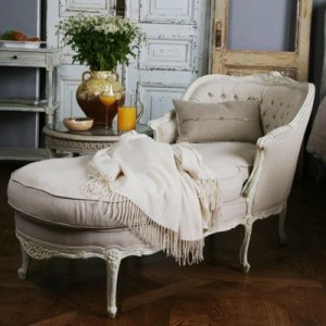 I wouldn't mind having a chaise lounge... I'd like to read in my office as well as write.